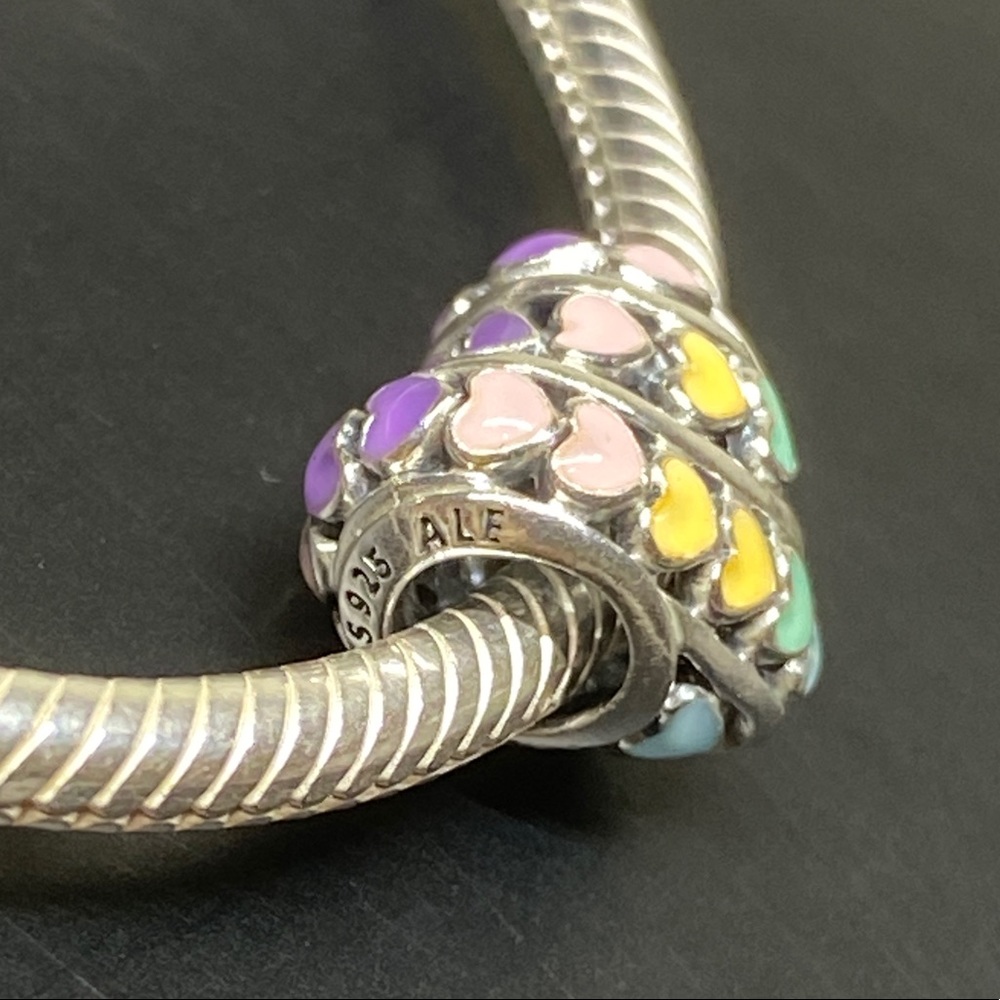 Pandora Rainbow Heart Charm , 100% Authentic. - Picture 5 of 7